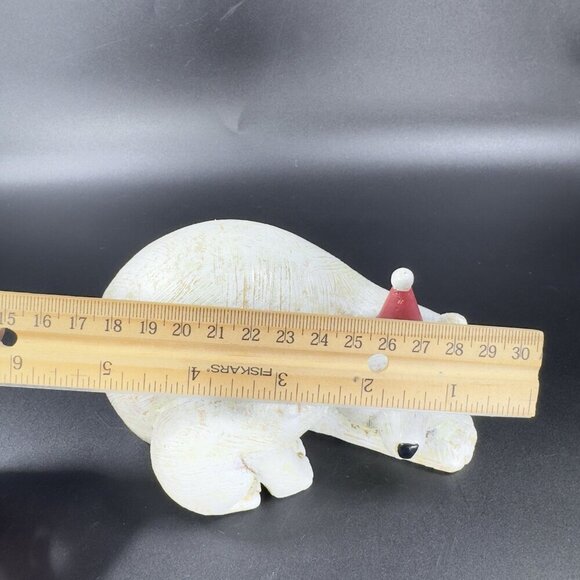 Tim Coffey Polar Bear Holiday Figurine 2007 Demdaco The Nature of Christmas VTG - Picture 3 of 11